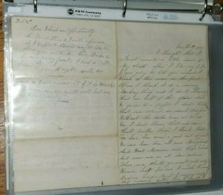 LARGE Civil War Letter Group 38th Massachusetts,  Transcripts & Research 11