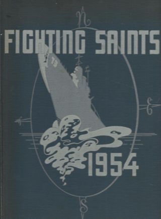 ☆ Uss Saint Paul Ca - 73 Fighting Saints Deployment Cruise Book Year 1954 - Navy ☆