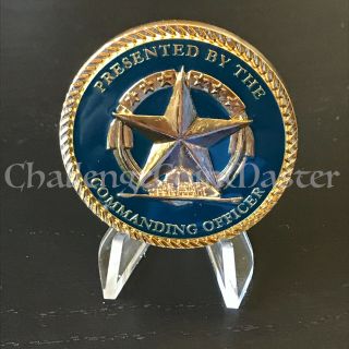 B93 Uss Barry Ddg52 Commanding Officer Command Challenge Coin