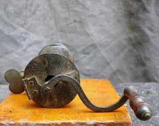 Very rare Antique iron coffee grinder,  France,  18th century still 4