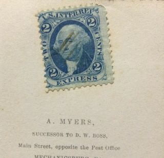 CDV Civil War Soldier Hand Over Heart Tax Stamp Mechanicsburg Pennsylvania Named 4