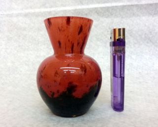 Small French Daum Nancy Glass Vase