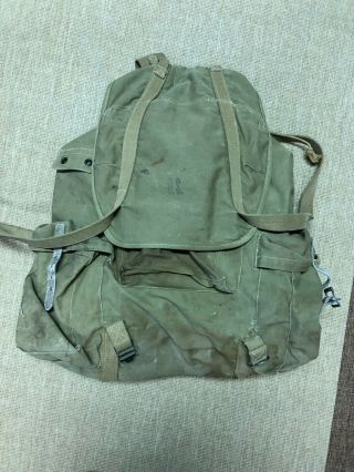 1942 Us Army Ww2 Mountain Rucksack Backpack Bag