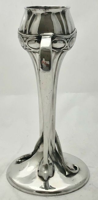 liberty & co tudric art nouveau pewter whiplash vase archibald knox 029 4