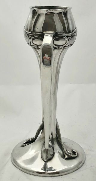 liberty & co tudric art nouveau pewter whiplash vase archibald knox 029 8