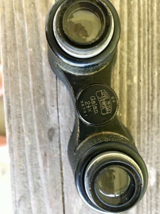 Antique Carl Zeiss Compact Binoculars Vintage 1920 - 1930 Pre - Wwii Made In Germany