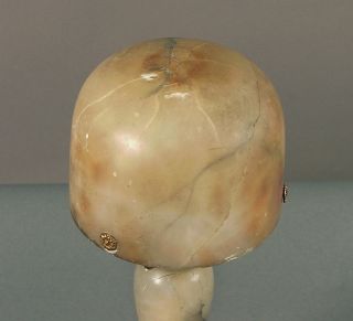 A Small French Alabaster Boudoire Table Lamp about a Hundred Years Old 4