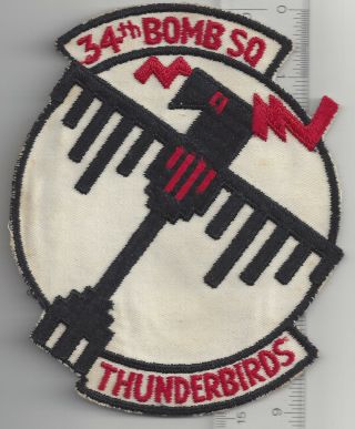 Usaf Patch 34th Bombardment Squadron,  Tactical