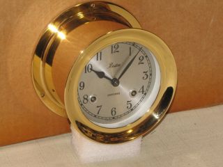 Chelsea Ships Bell Clock Boston Model 4 1/2 " Dial 1984 Restored