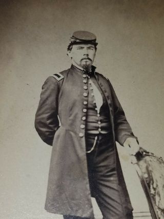 Rare 1860s Pa Civil War Soldier Cdv Possibly Of The 47th