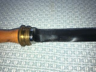 MORSE WWII US Navy Deep Sea Diver Knife & Scabbard,  Authentic 3