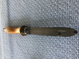 MORSE WWII US Navy Deep Sea Diver Knife & Scabbard,  Authentic 4