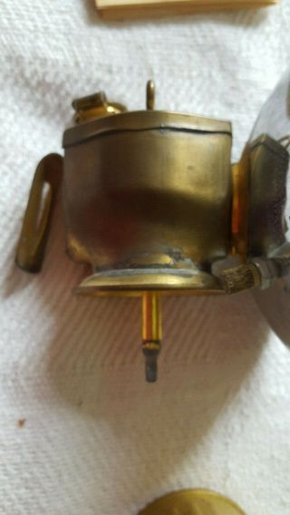 Miner ' s Justrite Carbide Lamp w/ Box Model 2 - 844 3/4 