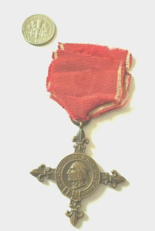 Ww1 Tiffany & Co.  Society Of Colonial Wars Medal 1917 - 19 - Authentic