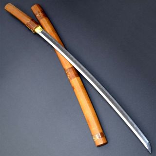 Antique Nihonto Japanese Long Sword Katana Kanetsune 兼常 Signed W/shirasaya Nr