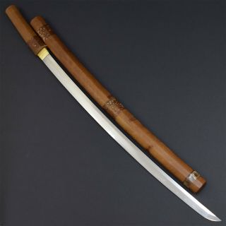 Antique NIHONTO JAPANESE LONG SWORD KATANA KANETSUNE 兼常 signed w/SHIRASAYA NR 7