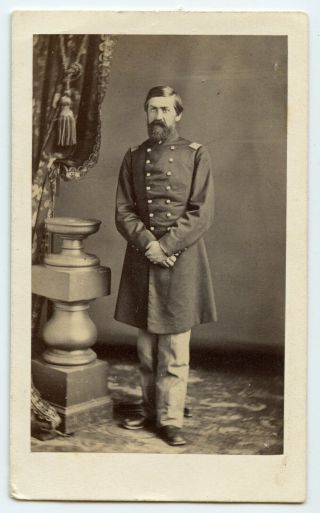 Civil War Cdv Colonel Mark Fernald Wentworth 32nd Maine