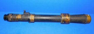 Vtg Brass US Navy MARK XXVI Naval Telescope Deck Artillery Gun Sight Battleship 4