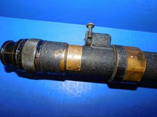 Vtg Brass US Navy MARK XXVI Naval Telescope Deck Artillery Gun Sight Battleship 5