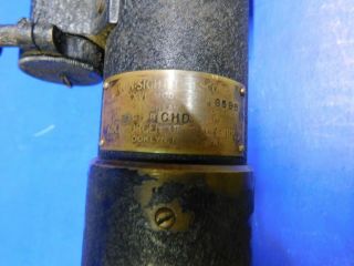 Vtg Brass US Navy MARK XXVI Naval Telescope Deck Artillery Gun Sight Battleship 6