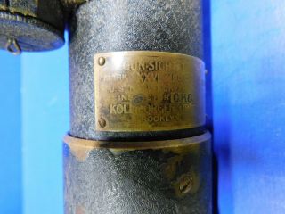 Vtg Brass US Navy MARK XXVI Naval Telescope Deck Artillery Gun Sight Battleship 7