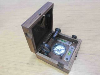 Nautical Brass Marine Master Box & Compass Telescope Magnifier