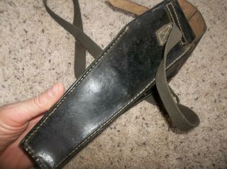 Vtg WWII WW2 German Army Luftwaffe Launcher Leather Case Bag Only 7
