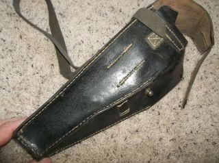 Vtg WWII WW2 German Army Luftwaffe Launcher Leather Case Bag Only 8