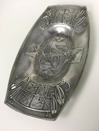 Archibald Knox design pewter dish Art Nouveau Arts and Crafts 3