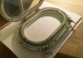 Antique 1920 ' s - 30 ' s Wilcox & Crittenden Bronze Porthole All And Beauty 10