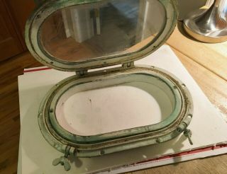 Antique 1920 ' s - 30 ' s Wilcox & Crittenden Bronze Porthole All And Beauty 7