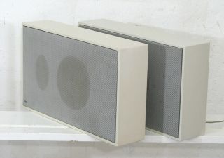 2x BRAUN flat speaker L470 ^ design DIETER RAMS ^ loudspeaker year ' 69 2