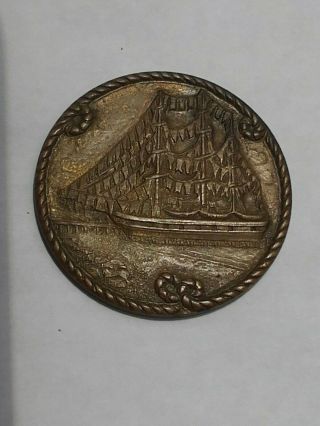 Charles W.  Morgan Whaling Ship Commemorative Coin From 1920 