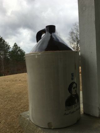 Civil War Antique Jeff Davis Copper Whiskey Jug 6