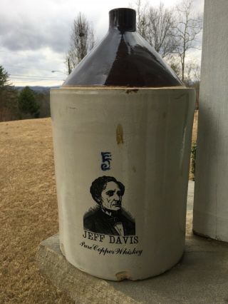 Civil War Antique Jeff Davis Copper Whiskey Jug 8