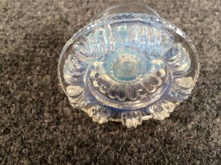 8 Antique 1800 ' s Fiery Opalescent Sandwich Glass Drawer Pull Cabinet Door Knobs 3