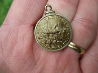 Civil War era Hampshire Vol.  Militia Button 7/8 