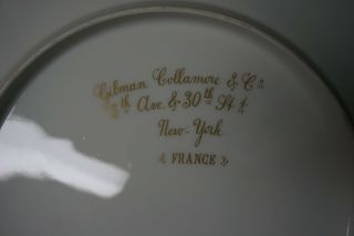 Gilman Collamore & Co France 12 Gorgeous Gold Enamel China Cabinet Dinner Plates 11