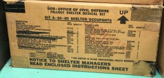 Civil Defense Shelter Medical Kit A First Aid Civilian