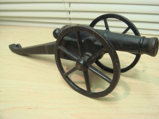 Antique Civil War Type Heavy Cast Iron Firecracker Cannon Pat Dec 1887 VG,  Deal 2