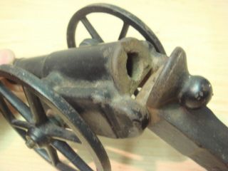 Antique Civil War Type Heavy Cast Iron Firecracker Cannon Pat Dec 1887 VG,  Deal 4