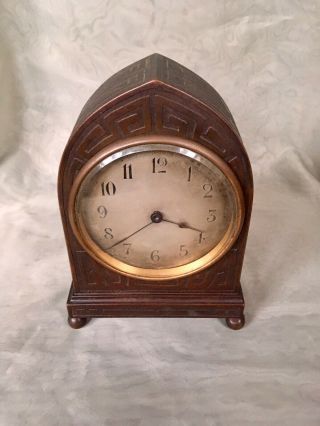 Tiffany Studios Bronze Mantel Clock