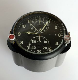 - NOT - AChS - 1 Military Air Force Aircraft Cockpit Chronograph Clock 6