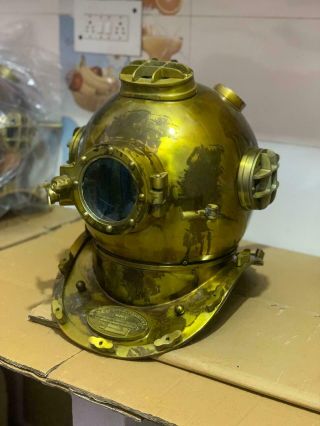 Us Navy Diving Helmet Antique Divers Helmet Full Size For Home Decor Gift