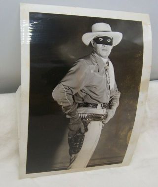 1948 Brace Beemer As The Lone Ranger Culver Pictures Publicity Photo Abc Radio