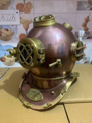Divers Us Navy Diving Helmet Antique Divers Helmet Full Size For Home Decor Gift