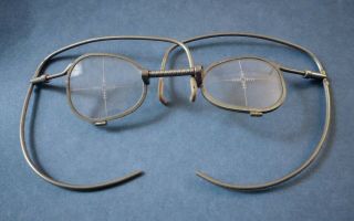 Old Antique Crosshair Eyeglasses Shooting Quack Medicine Steampunk ?? Strange