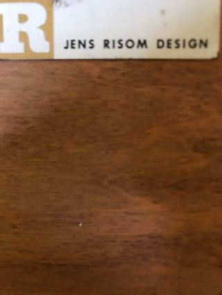 Mid Century Danish Modern Retro Jens Risom Design Teak End Table Mcm Awesome 6