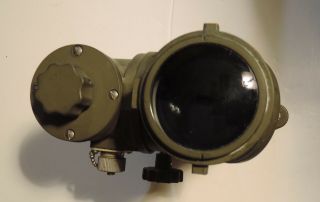 vintg WWII M18 Reflex Gun sight for M45 quad mount,  missing top cover and lense 10