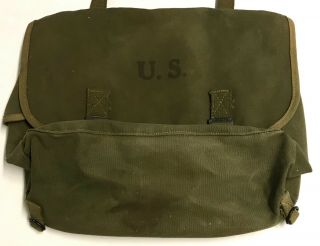 WWII 1944 Dated B.  B.  S.  & Co.  Musette Bag 3